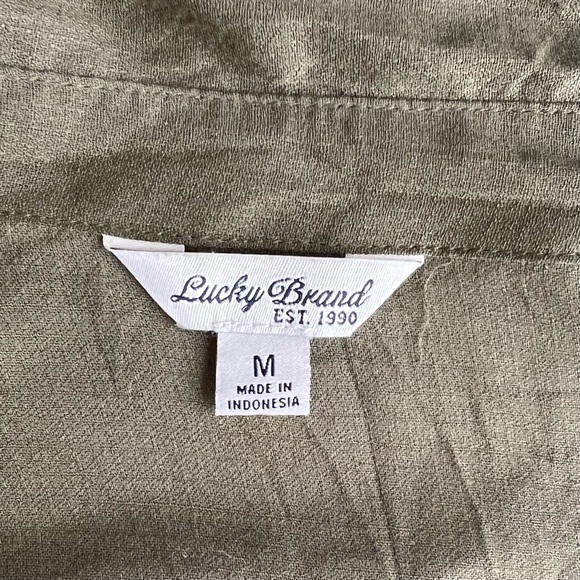 Lucky Brand d button-down dress, size M - Picture 2 of 2